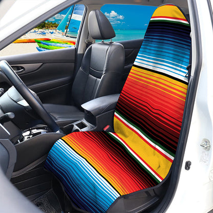 Ethnic Serape Blanket Pattern Print Waterproof Car Seat Cover
