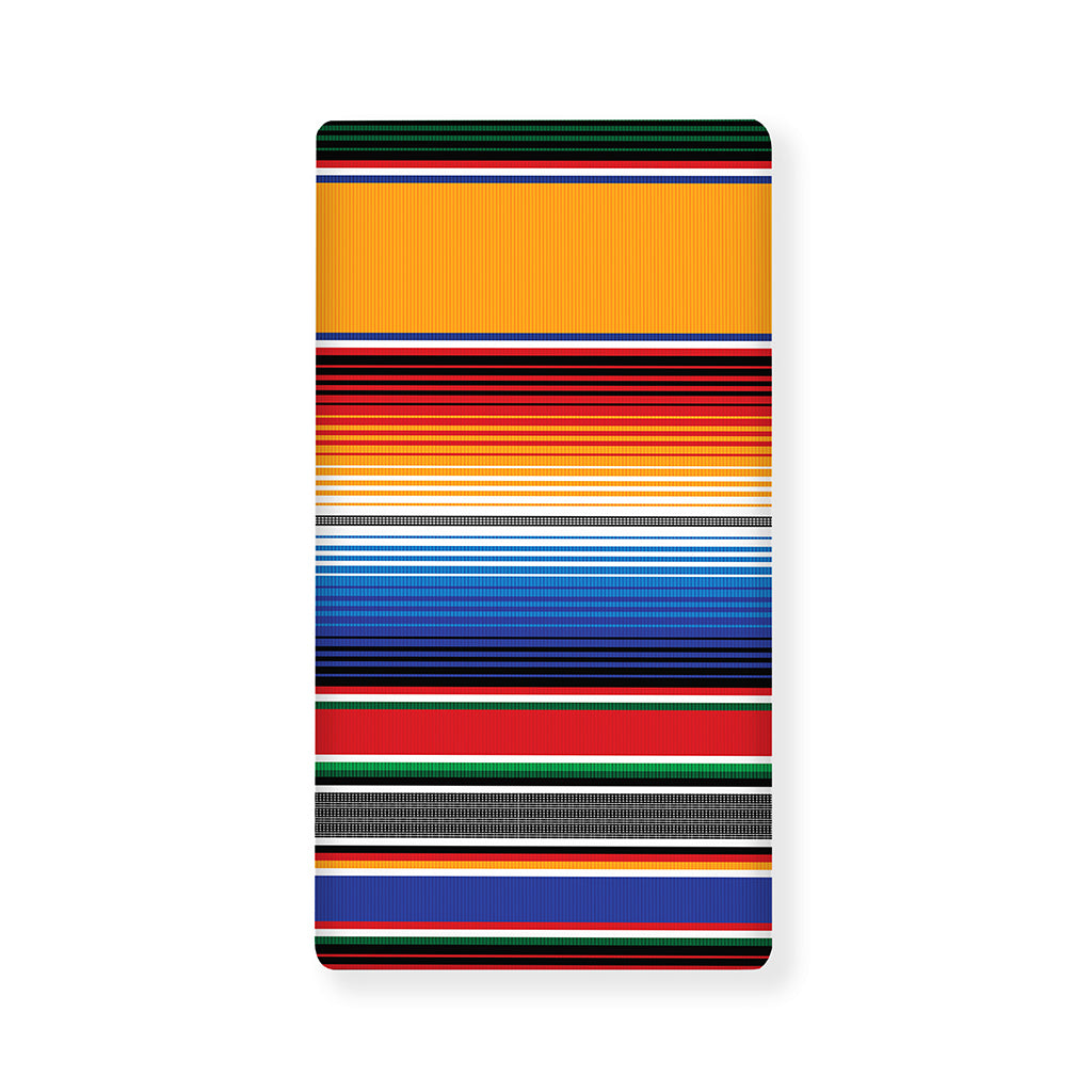 Ethnic Serape Blanket Stripe Print Baby Crib Sheet