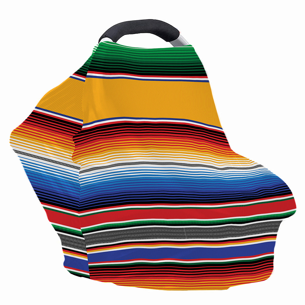 Ethnic Serape Blanket Stripe Print Baby Seat Cover