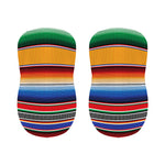 Ethnic Serape Blanket Stripe Print Bar Stool Covers