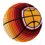 Ethnic Serape Blanket Stripe Print Basketball