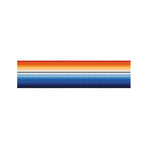 Ethnic Serape Blanket Stripe Print Bed Runner