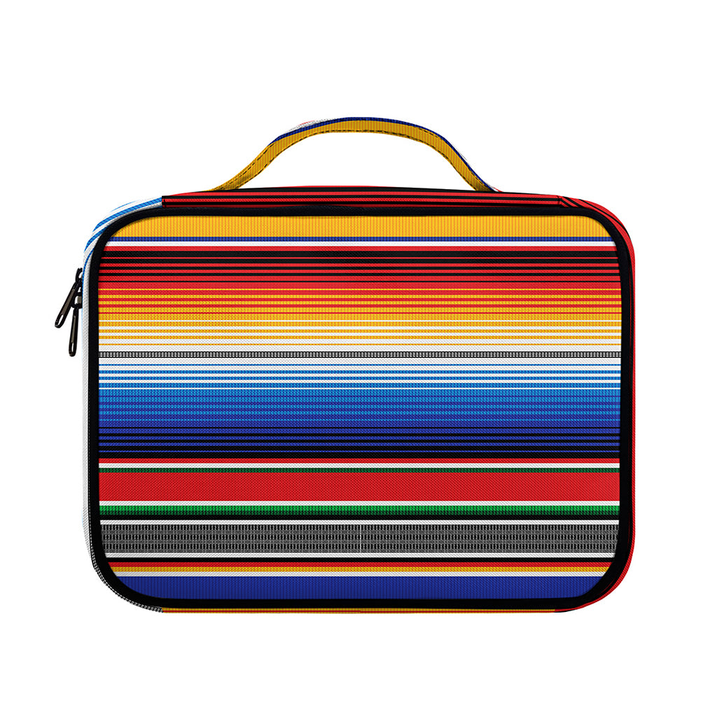 Ethnic Serape Blanket Stripe Print Briefcase Bible Bag
