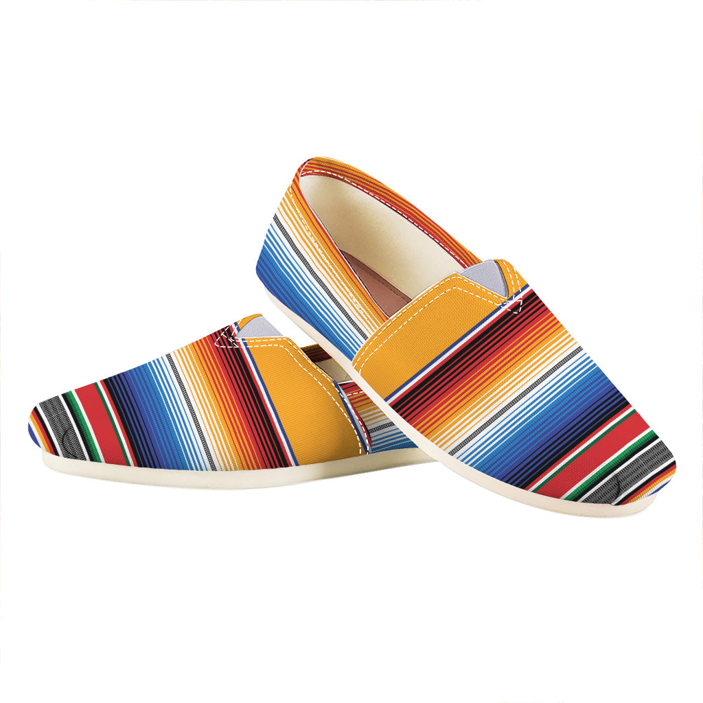 Ethnic Serape Blanket Stripe Print Casual Shoes