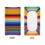 Ethnic Serape Blanket Stripe Print Changing Pad Cover