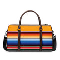 Ethnic Serape Blanket Stripe Print Duffel Bag
