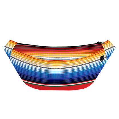 Ethnic Serape Blanket Stripe Print Fanny Pack