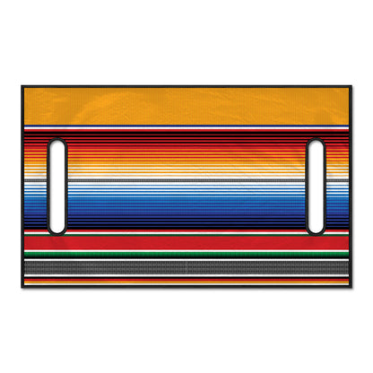 Ethnic Serape Blanket Stripe Print Golf Cart Seat Cover
