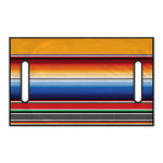Ethnic Serape Blanket Stripe Print Golf Cart Seat Cover