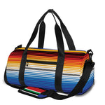 Ethnic Serape Blanket Stripe Print Gym Bag