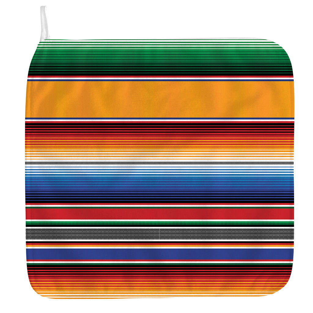 Ethnic Serape Blanket Stripe Print Hand Towel