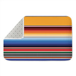 Ethnic Serape Blanket Stripe Print Indoor Door Mat