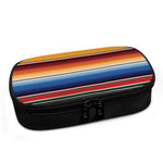Ethnic Serape Blanket Stripe Print Insulin Cooler Travel Case