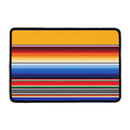 Ethnic Serape Blanket Stripe Print Kitchen Mat