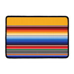 Ethnic Serape Blanket Stripe Print Kitchen Mat