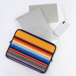 Ethnic Serape Blanket Stripe Print Laptop Sleeve