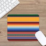 Ethnic Serape Blanket Stripe Print Mouse Pad