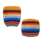 Ethnic Serape Blanket Stripe Print Office Chair Cover