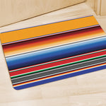 Ethnic Serape Blanket Stripe Print Polyester Doormat