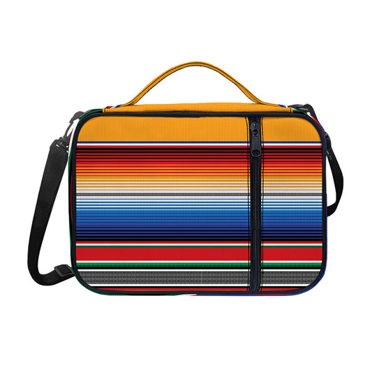 Ethnic Serape Blanket Stripe Print Shoulder Strap Bible Bag