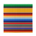 Ethnic Serape Blanket Stripe Print Silk Bandana