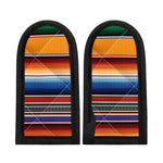 Ethnic Serape Blanket Stripe Print Skillet Handle Cover