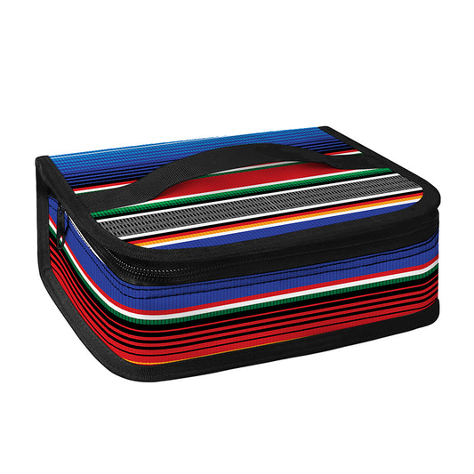 Ethnic Serape Blanket Stripe Print Small Lunch Bag