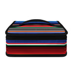 Ethnic Serape Blanket Stripe Print Small Lunch Bag