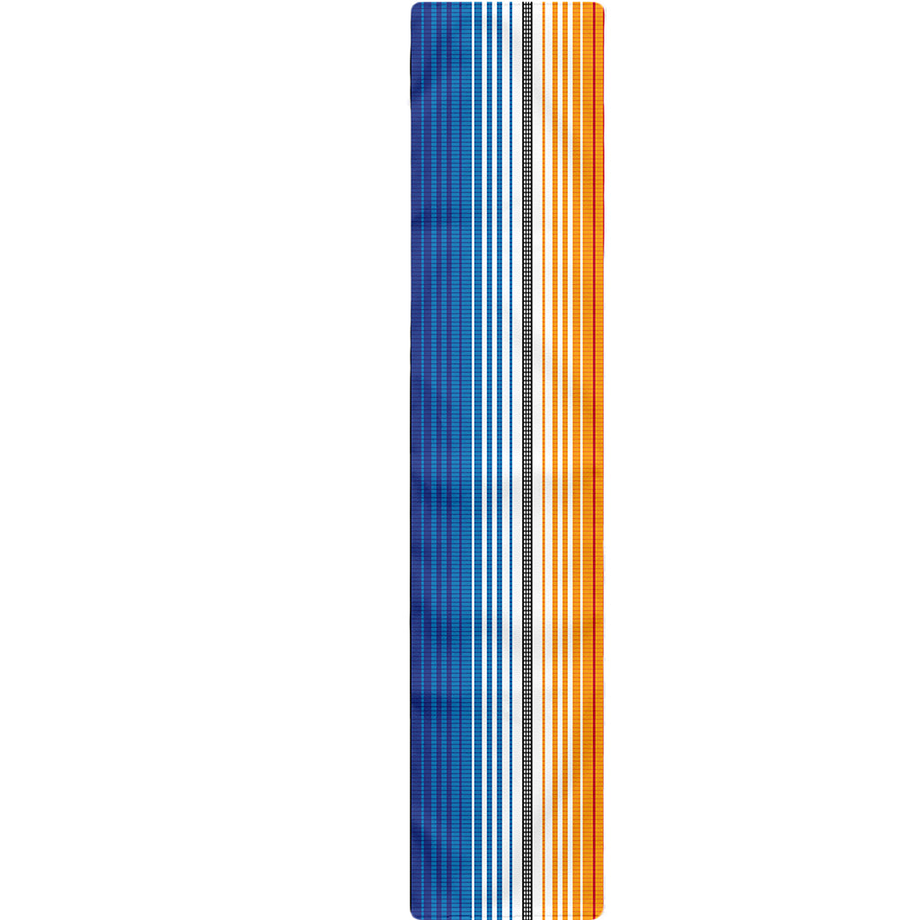 Ethnic Serape Blanket Stripe Print Table Runner