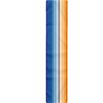 Ethnic Serape Blanket Stripe Print Table Runner