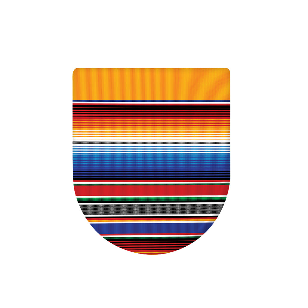 Ethnic Serape Blanket Stripe Print Toilet Lid Cover