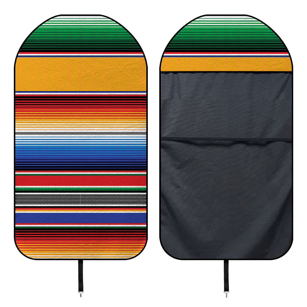 Ethnic Serape Blanket Stripe Print Waterproof Car Seat Cover