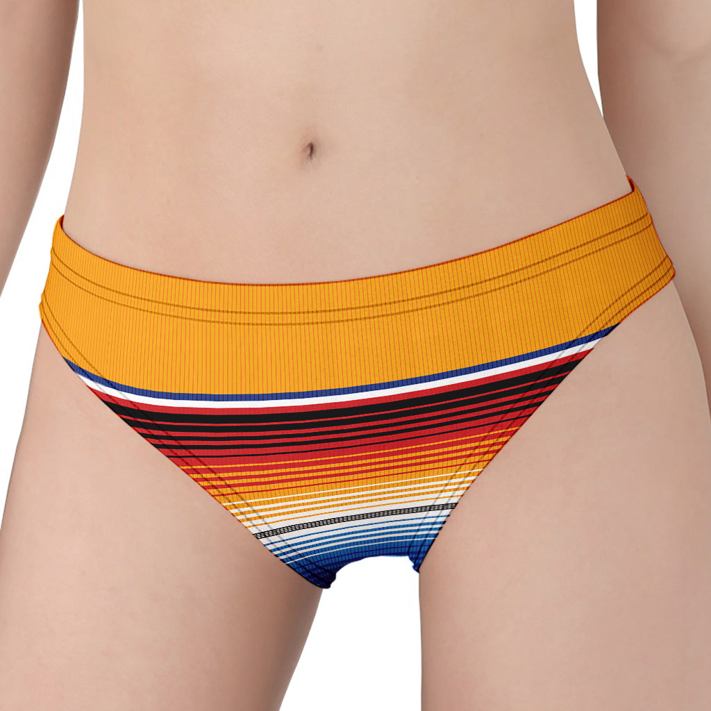 Ethnic Serape Blanket Stripe Print Women's Panties