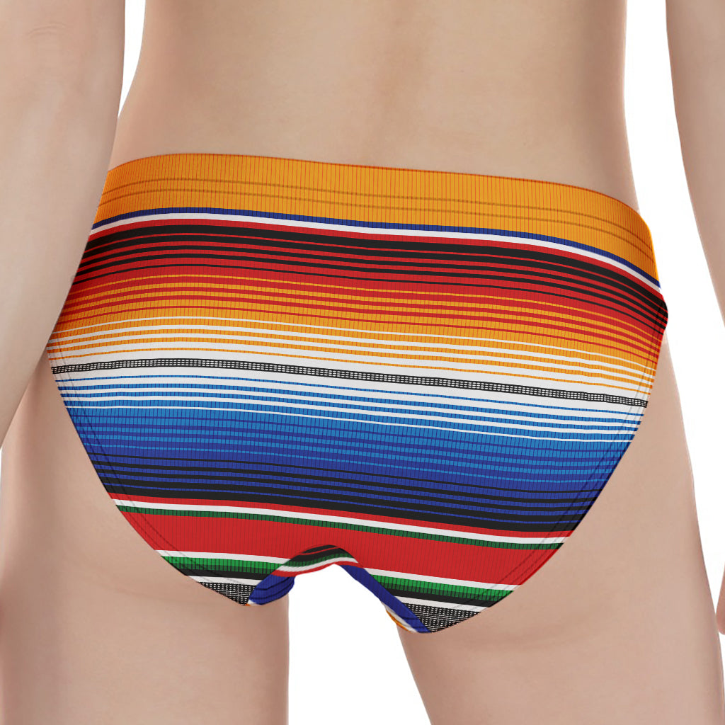 Ethnic Serape Blanket Stripe Print Women's Panties