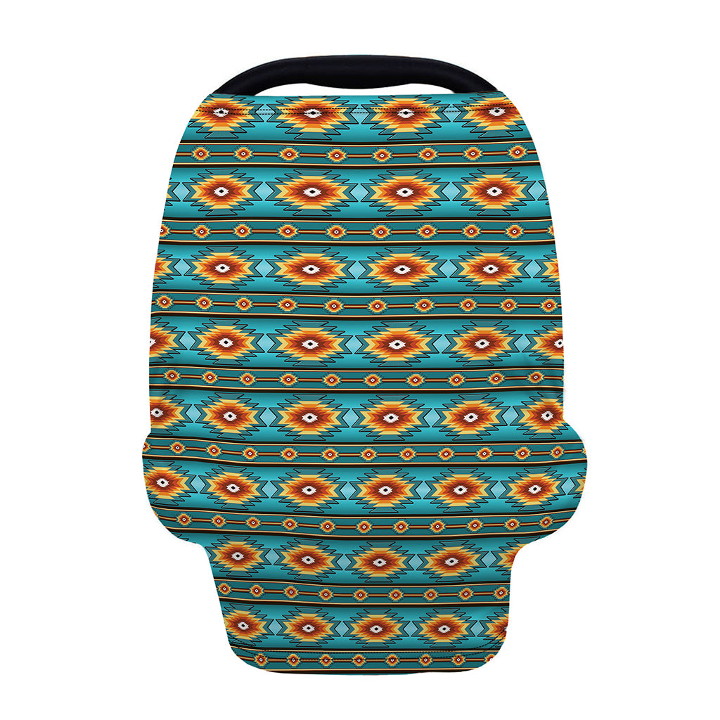 Ethnic Southwestern Navajo Pattern Print Baby Seat Cover