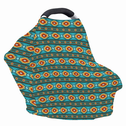 Ethnic Southwestern Navajo Pattern Print Baby Seat Cover