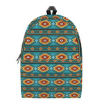 Ethnic Southwestern Navajo Pattern Print Backpack