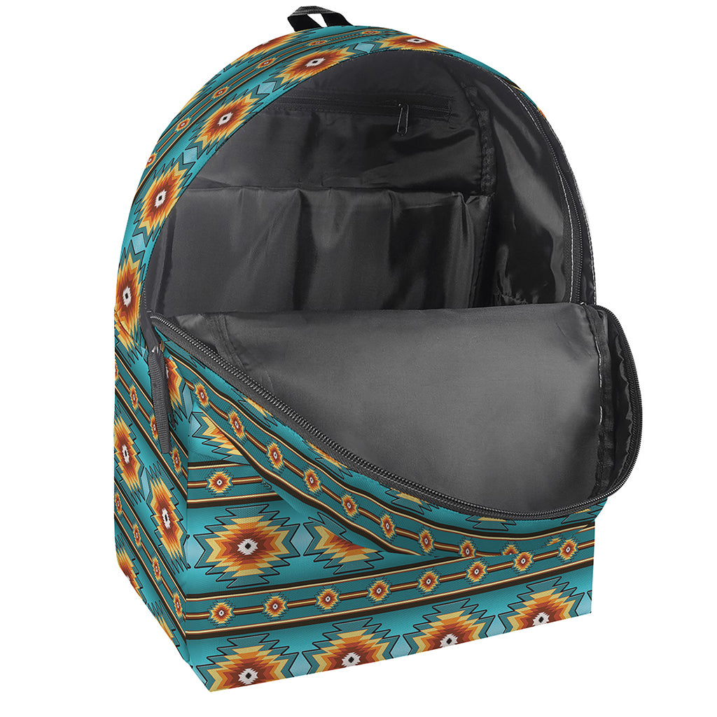 Ethnic Southwestern Navajo Pattern Print Backpack