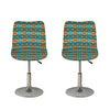 Ethnic Southwestern Navajo Pattern Print Bar Stool Covers