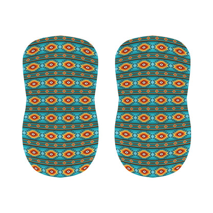 Ethnic Southwestern Navajo Pattern Print Bar Stool Covers