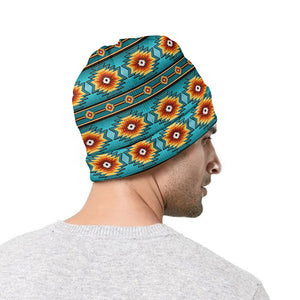 Ethnic Southwestern Navajo Pattern Print Beanie