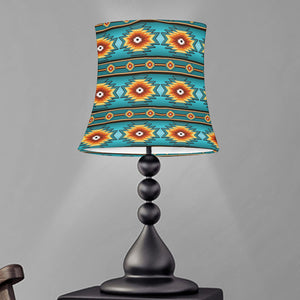 Ethnic Southwestern Navajo Pattern Print Bell Lamp Shade