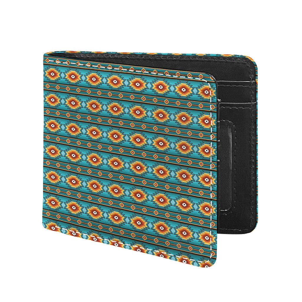 Ethnic Southwestern Navajo Pattern Print Bifold Wallet