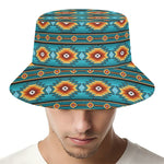 Ethnic Southwestern Navajo Pattern Print Bucket Hat