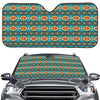 Ethnic Southwestern Navajo Pattern Print Car Windshield Sun Shade