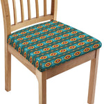 Ethnic Southwestern Navajo Pattern Print Chair Cushion Cover
