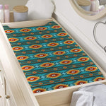 Ethnic Southwestern Navajo Pattern Print Changing Pad Cover