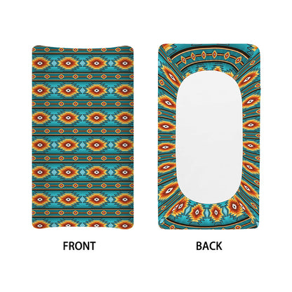 Ethnic Southwestern Navajo Pattern Print Changing Pad Cover