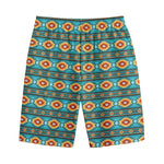 Ethnic Southwestern Navajo Pattern Print Cotton Shorts
