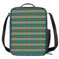 Ethnic Southwestern Navajo Pattern Print Crossbody Lunch Bag